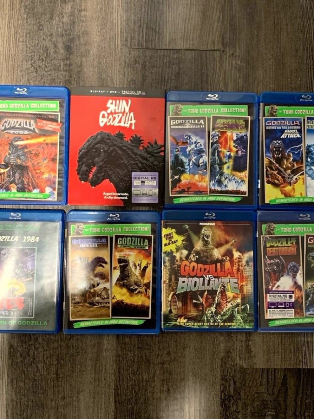 Godzilla Blu-ray Lot 12- Toho Godzilla Collection, Shin Godzilla, Godzilla 1984